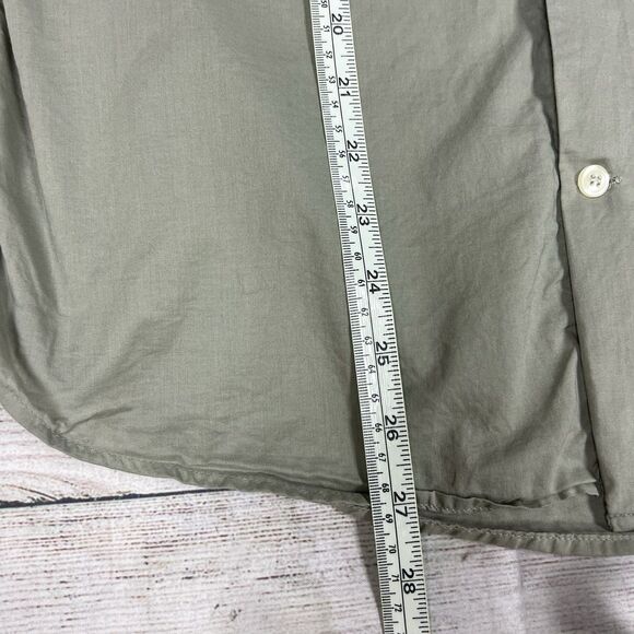 Lafaurie Button Down Shirt Mens Green Long Sleeve Preppy Size XS - Picture 9 of 9
